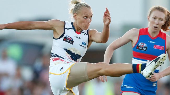 Erin Phillips has kicked five goals this season.