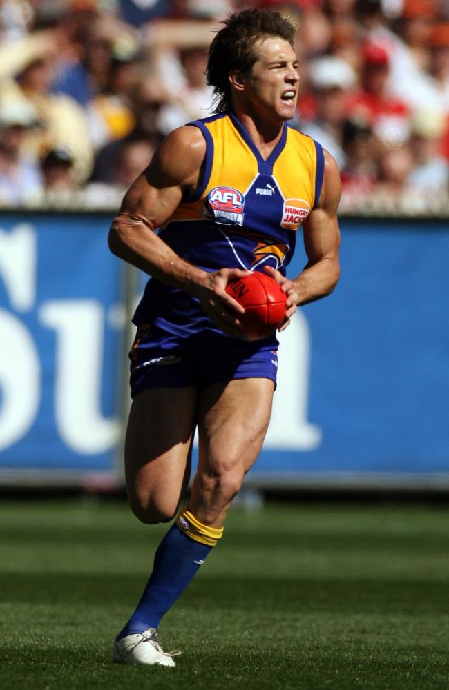 Ben Cousins in the 2006 AFL Grand Final.