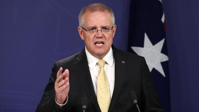 Scott Morrison announced the possible embassy move on October 15 in the lead-up to the Wentworth by-election five days later. Picture: Getty