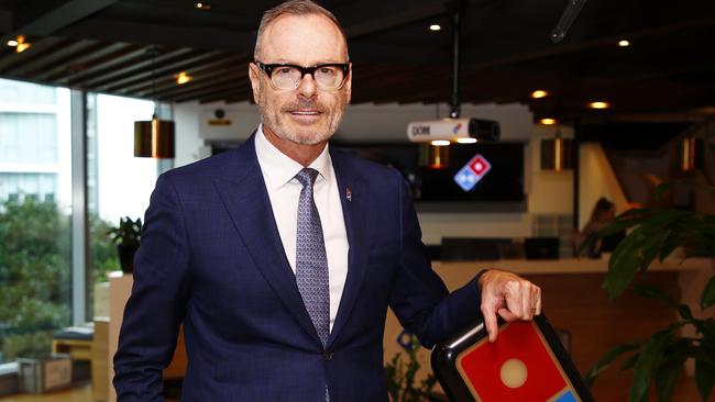 Domino’s Pizza chief Don Meij at the company headquarters in Brisbane. Picture: Tertius Pickard