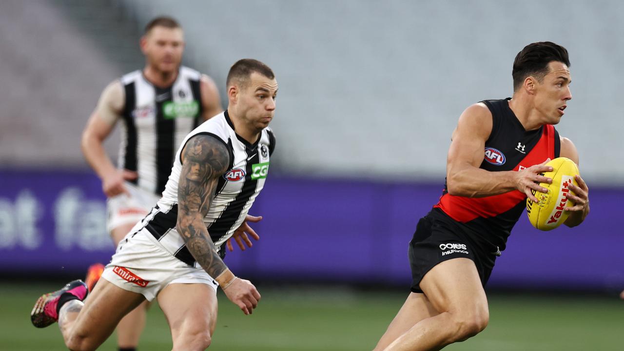 Dylan Shiel received good news on his quad injury. Picture: Michael Klein