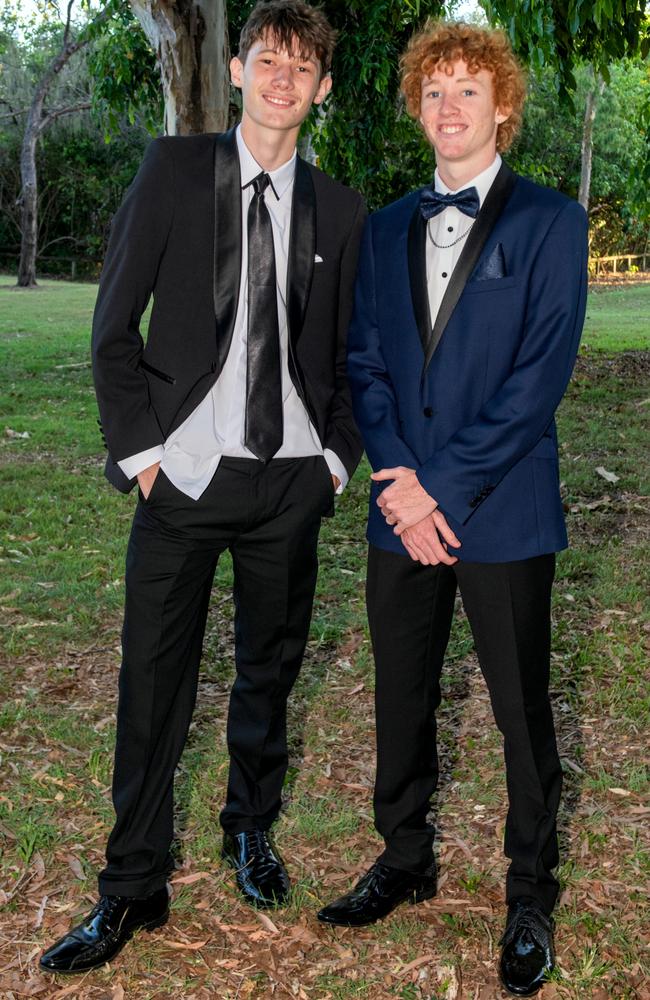 Ethan Nicol and Cj Robinson. Picture: Michaela Harlow