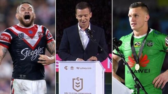 The NRL is dealing with another drama after Jared Wearea-Hargreaves (left) was told he had won the Clive Churchill Medal, only for Jack Wighton (right) to get the award.