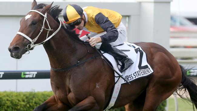 Caulfield Guineas hopeful Press Statement resumes in the Run To The Rose at Rosehill on Saturday. Picture: Jono Searle