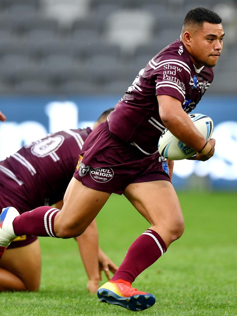 Manly junior Siua Fotu. NRL Imagery