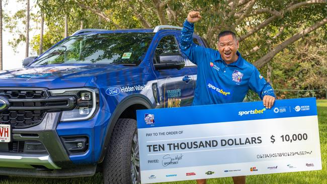 Kiang (Daniel) Lo caught a $10,000 barra in Season 10 of the Million Dollar Fish. Picture: Supplied