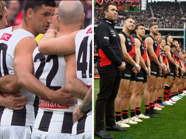 Pies great caught in X-rated Anzac moment