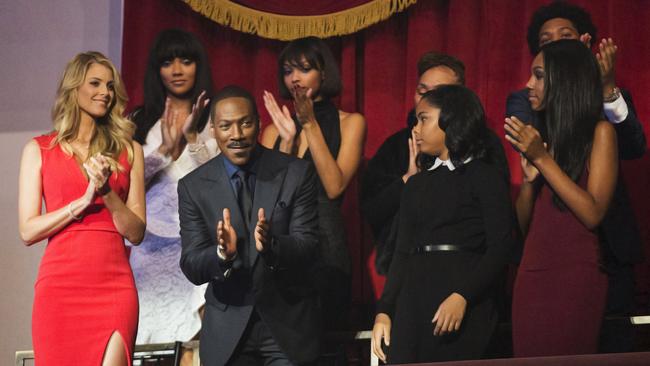 Murphy, his partner Paige Butcher and members of his family at the Kennedy Center in Washington.