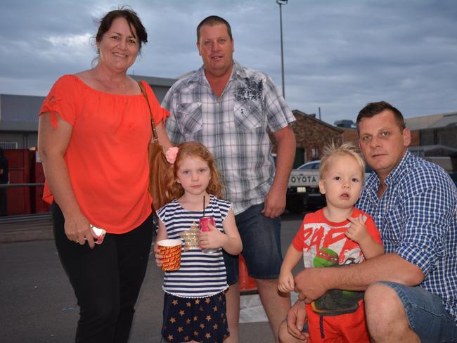 The Pitura family at the 2016 Gatton Christmas Carnival.