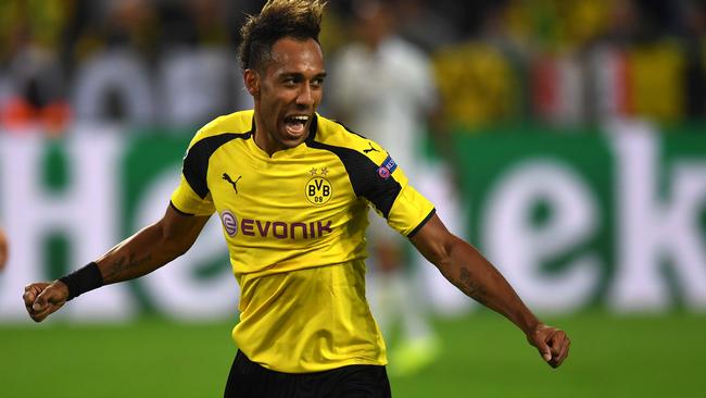 Borussia Dortmund's striker Pierre-Emerick Aubameyang.