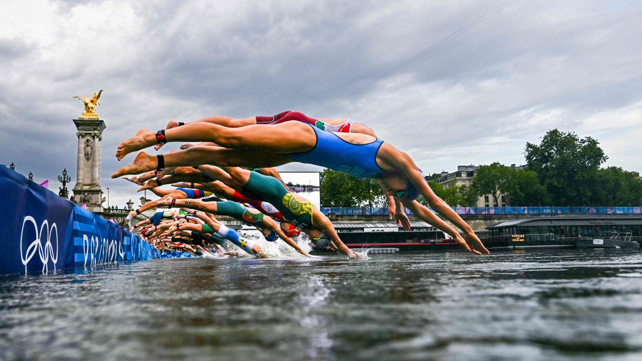 Athletes voiced concerns ahead of the event. (Photo by MARTIN BUREAU / POOL / AFP)