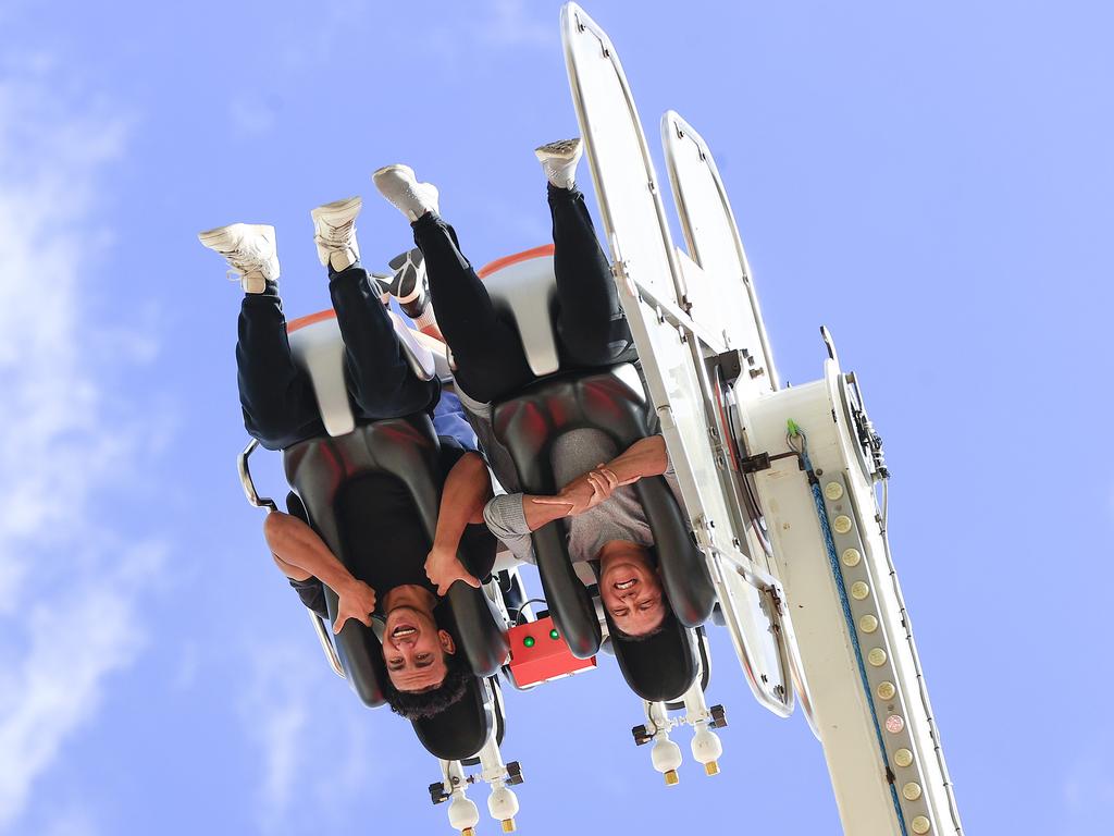 Sideshow alley rides were a traditionally popular drawcard. Picture: Adam Head