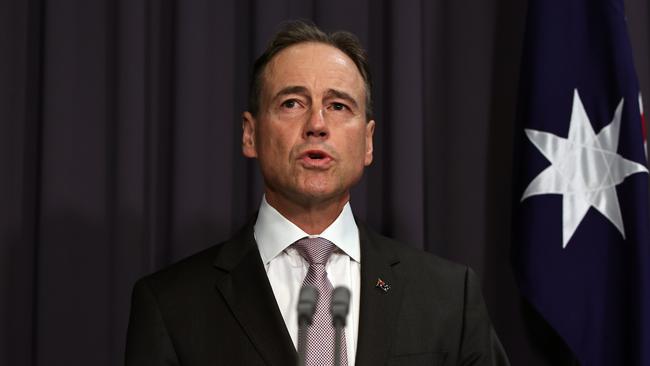 Federal Health Minister Greg Hunt said in February that phase 1A would be completed within six weeks. Picture: Gary Ramage