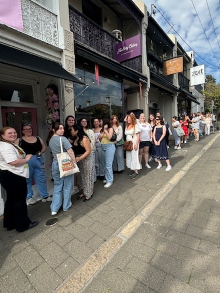 Opening day there was a line down the street. Picture: Supplied