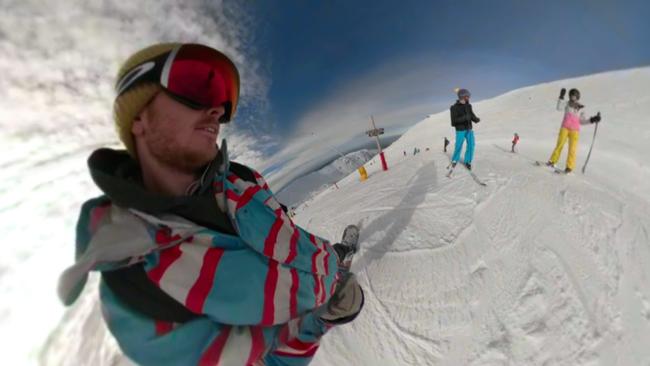 It’s easy to feel like you’re on top of the world on a ski trip like this.