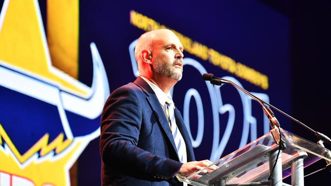 North Queensland Cowboys boss Jeff Reibel is dissappointed the Cowboys will not be able to join the NRLW in 2022, but has welcomed the expansion for 2023-24. Picture: Alix Sweeney