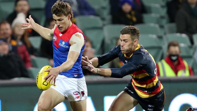 Jack Viney is sticking with the Dees. Picture: Sarah Reed