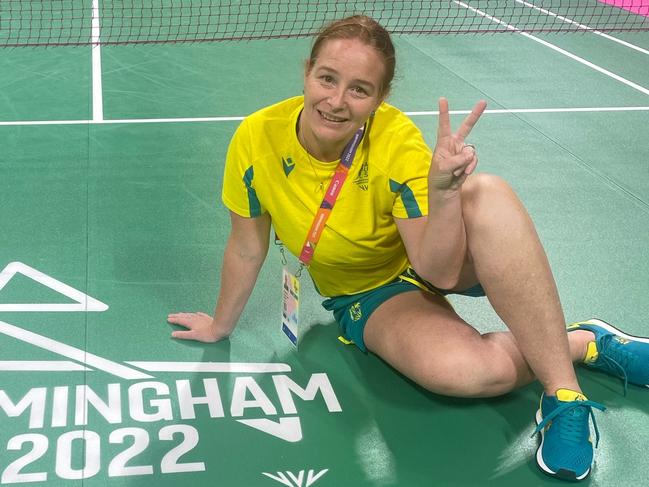 Dr Jo Brown at the 2022 Commonwealth Games. Picture: Supplied.