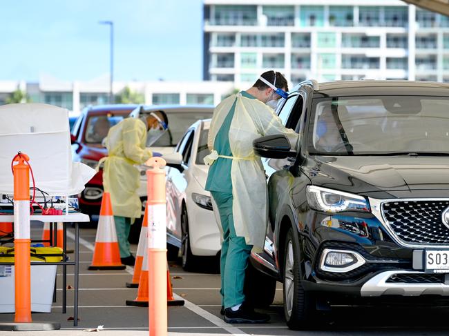 The premier said genome sequencing was underway as new Covid-19 cases were recorded overnight. Picture: Naomi Jellicoe