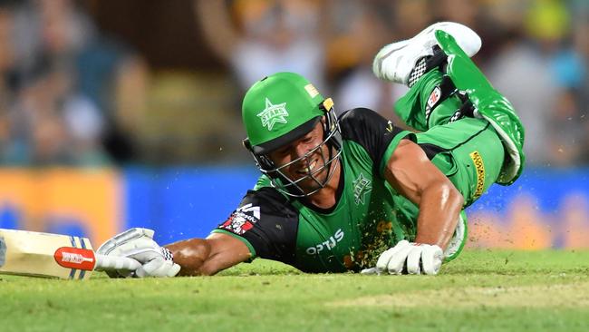 Marcus Stoinis just couldn’t get over the line for that final run.