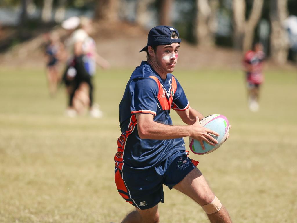 McCauley College V Laidley State High at the 2024 Gold Coast Titans All Schools Touch Football Picture: Glenn Campbell