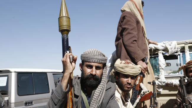 Yemen's Houthi rebels. Picture: Getty Images