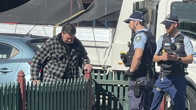 Police officers were told the driver allegedly attempted to flee, but was restrained by members of the public. Picture: The Daily Telegraph