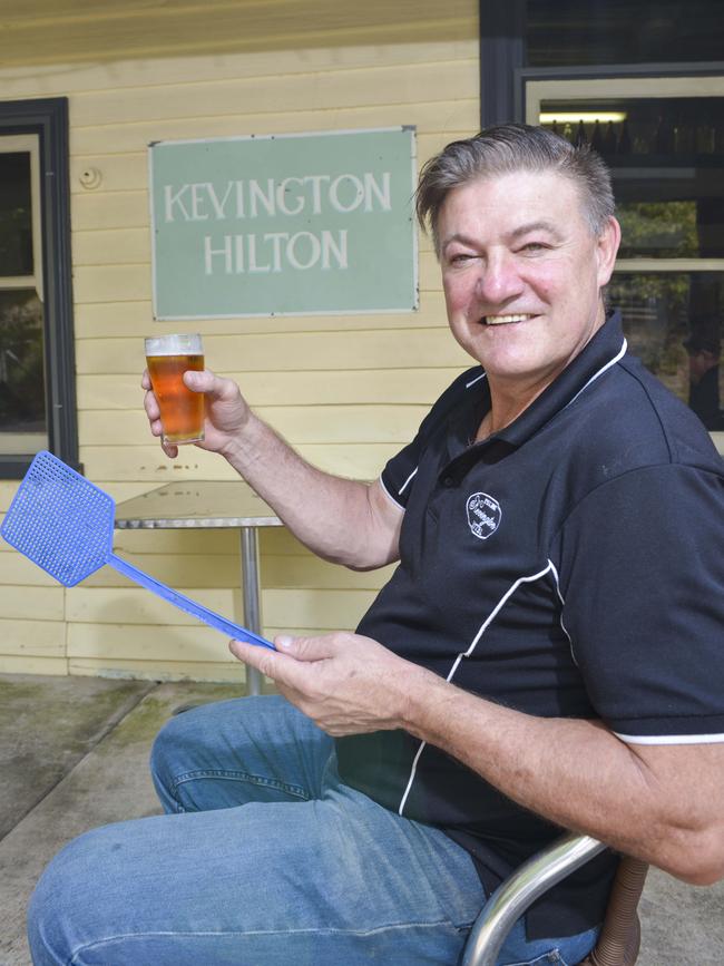 Wanye Poole is about to sell the historic Kevington Hotel. Picture: Dannika Bonser