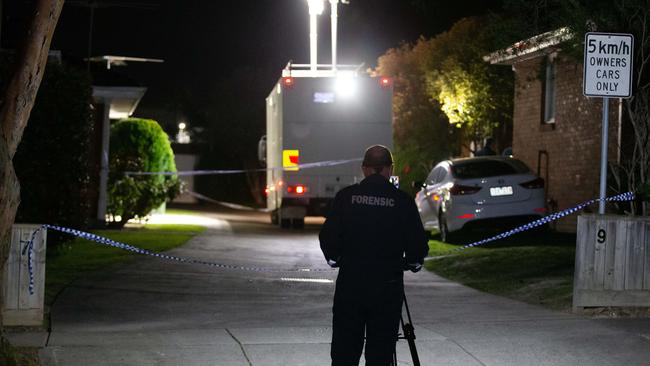 A woman has been found dead in a car at a property in Nunawading. A man at the scene died shortly after. Picture: Sarah Matray