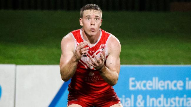 Waratah's Jack O'Sullivan may miss out on the 2022-23 NTFL grand final after being charged in the semi-final. Picture: Celina Whan / AFLNT Media