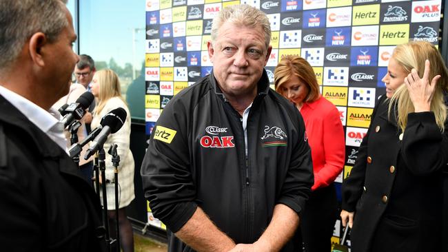 Penrith have gone quiet on their coach hunt. (AAP Image/Joel Carrett)