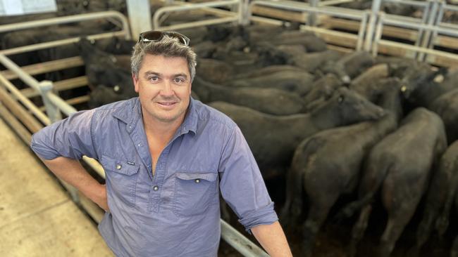 Rodda Manning, Davilak Pastoral Company, Mansfield, sold about 700 Angus weaners at the Wangaratta feature sale.