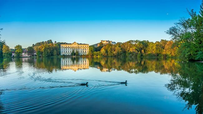 Salzburg's famous Schloss Leopoldskron, now a luxury hotel.