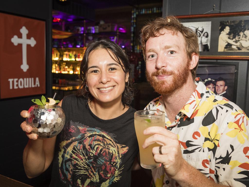 Cecilia Flores and David McCabe on New Year's Eve at Bodega, Sunday, December 31, 2023. Picture: Kevin Farmer