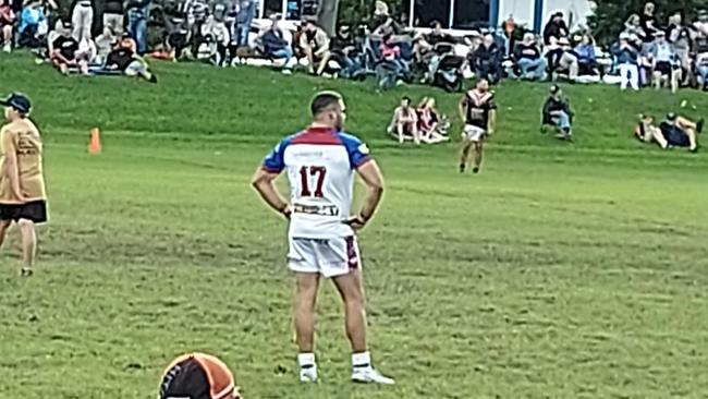 Former NRL superstar Greg Inglis playing for Macksville.