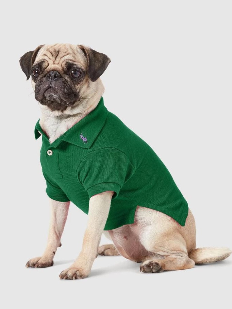 Polo Ralph Lauren Cotton Mesh Dog Polo Shirt. Picture: THE ICONIC.