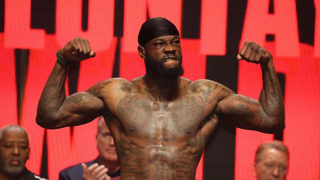 No Limit’s Magic Boxing Weekend was meant to feature Deontay Wilder, but has been cancelled due to Covid. Picture: Getty Images.