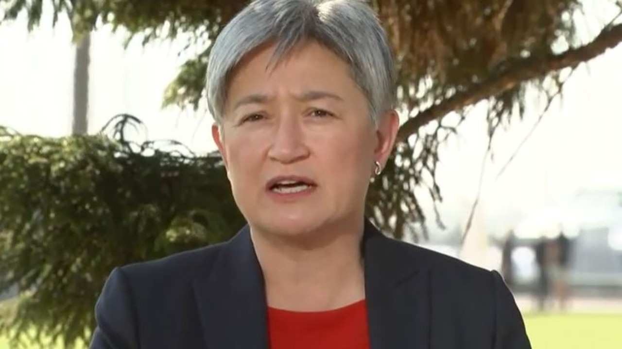 Foreign Minister Penny Wong said the government secured 80 seats on flights leaving Lebanon’s capital Beirut on Thursday and a further 500 seats on Saturday. Picture: Today/Channel 9