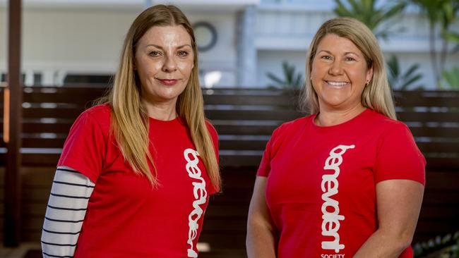 Alana Laundy, Manager of Childcare and Family Services Gold Coast and Cassie Taylor, Volunteer Family Connect Coordinator. Picture: Jerad Williams