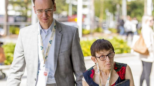 Gregor Renner President-Elect of the ISAAC and Meredith Allan, President-Elect of the ISAAC and National Treasurer of ISAAC-Australia. Picture: Jerad Williams