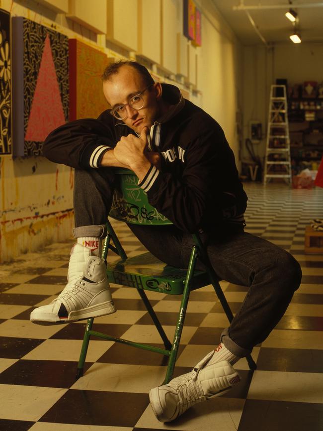 Famous artist Keith Haring. Picture: William Coupon