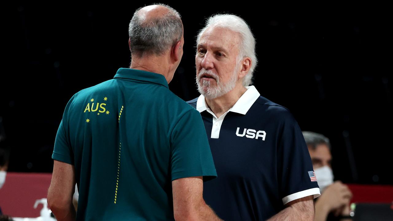 Popovich was named head coach of Team USA for the Tokyo Gomes, having previously served as an assistant coach in Athens in 2004. Picture: Kevin C. Cox / Getty Images