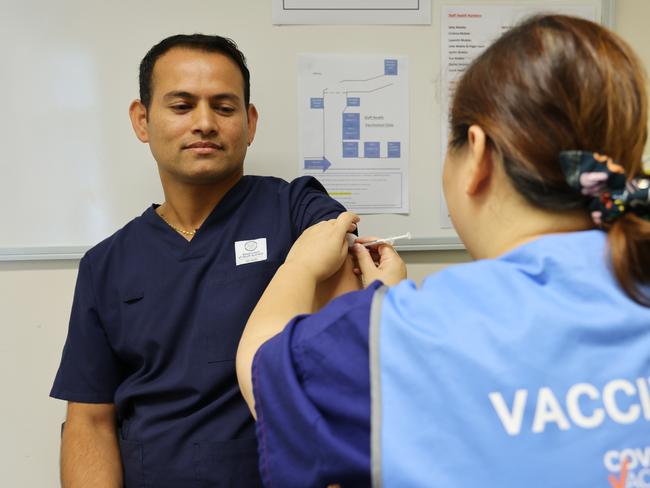 The facility in Thebarton has the capacity to manufacture the vaccines within a year. Picture: NCA NewsWire / David Mariuz