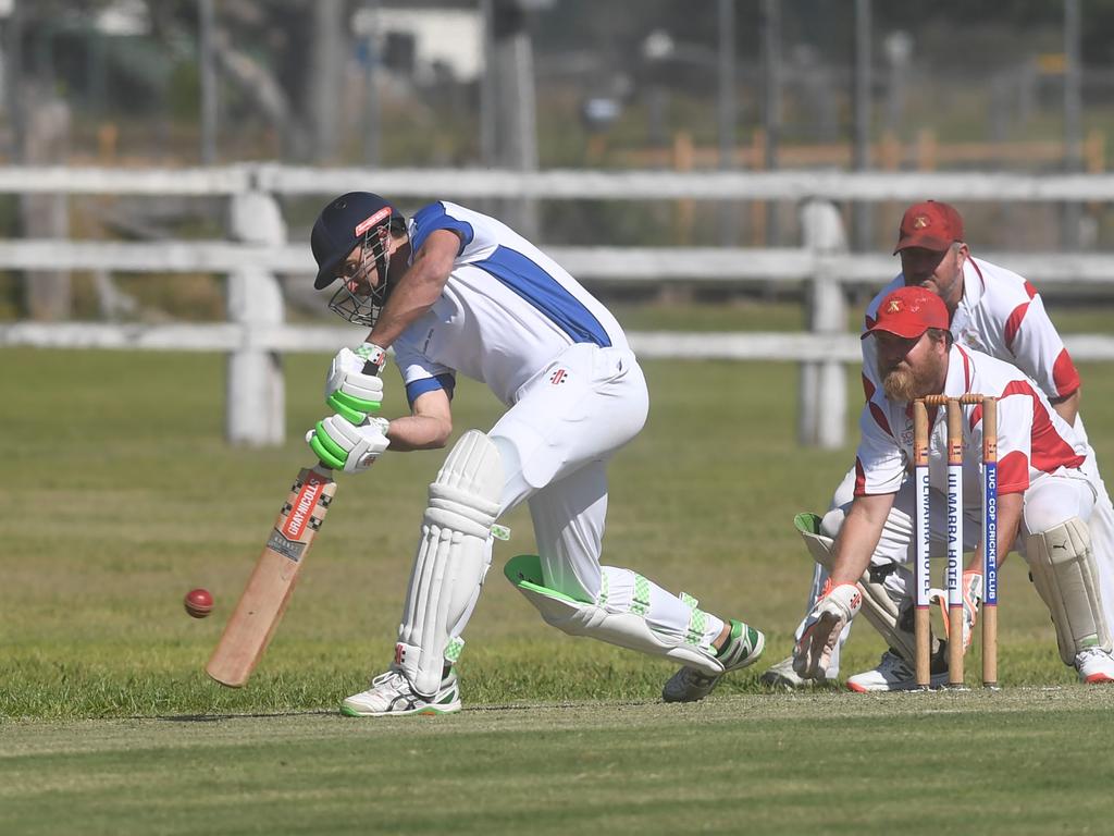 Travis Anderson bats for Tucabia against Souths in CRCA competition at Ulmarra.