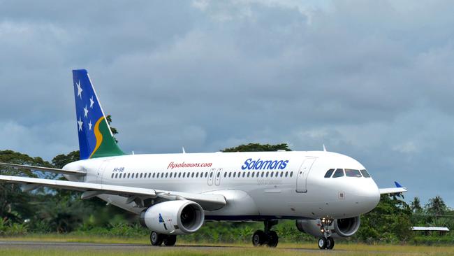 76 workers from the Solomon Islands will be arriving in Cairns tomorrow to start seasonal farm work on the Solomon Airlines international aircraft Airbus A320. Picture: Supplied.