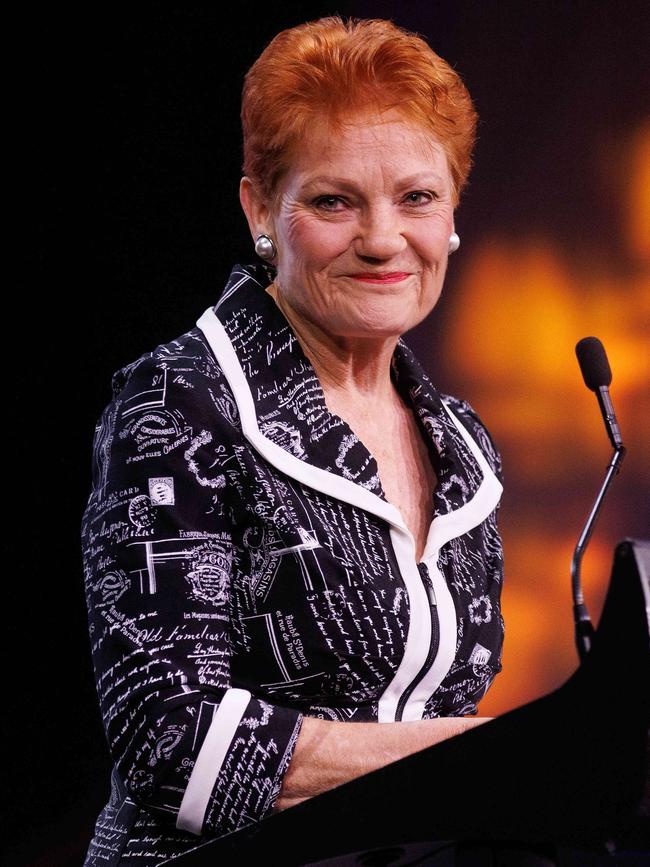 Pauline Hanson shared the eye-opening pictures on her social media. Picture: NCA NewsWire / David Swift