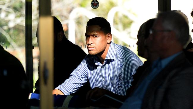 Israel Folau’s church will come under ATO scrutiny in a bid to stop dodgy donations funding his legal fight. Picture: Jeremy Piper