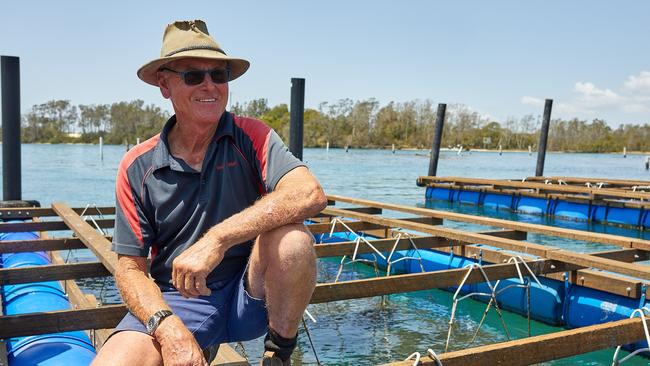 Steve Verdich, a farmer at East 33 Oyster.