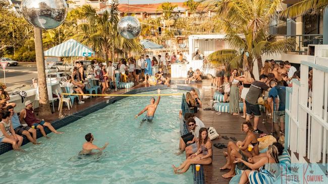 Komune Resort's beach club Sunday sessions are legendary.