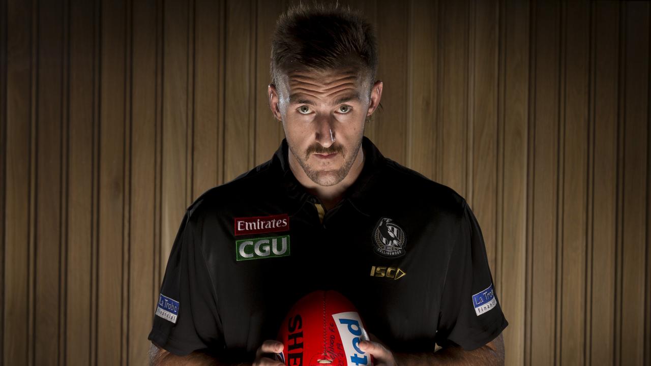 Dunn was added to the Collingwood leadership group this season. Picture: Michael Klein